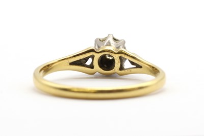 Lot 88 - An 18ct gold single stone diamond ring