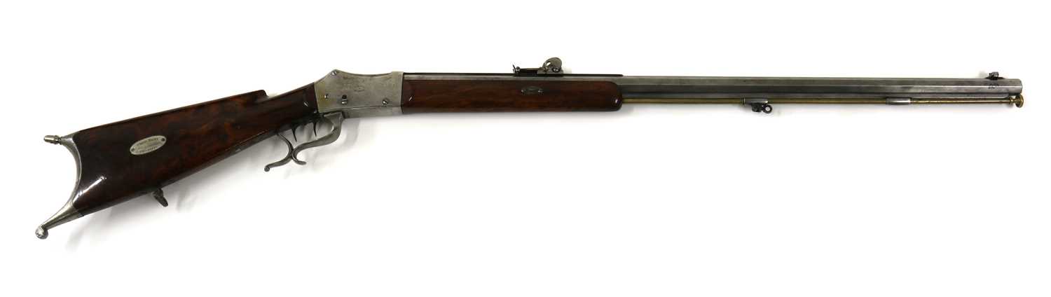 Lot 91 - A Hauri a Reinach sporting rifle