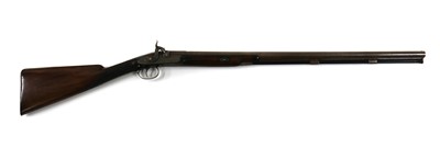 Lot 246 - A 16 bore percussion Shotgun by B Cogswell