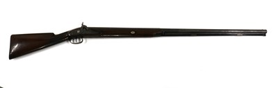 Lot 249 - A 10 bore percussion rifle by Meredith