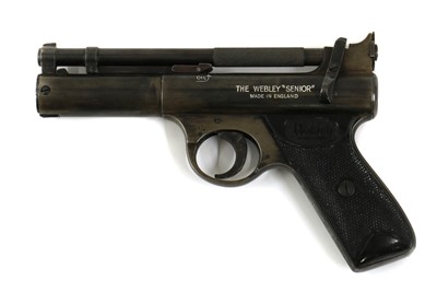 Lot 114 - A Webley & Scott Senior .22 over lever air pistol