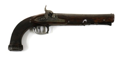 Lot 110 - A French percussion target pistol