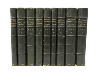 Lot 39 - RUSKIN, John: THE STONES OF VENICE, in 3 vols.