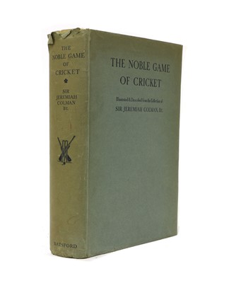 Lot 163 - COLMAN, Sir Jeremiah: The Noble Game of Cricket ...