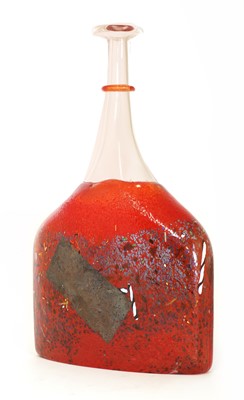 Lot 99 - A Swedish 'Satellite' glass bottle vase