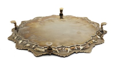 Lot 54 - An early Victorian silver salver