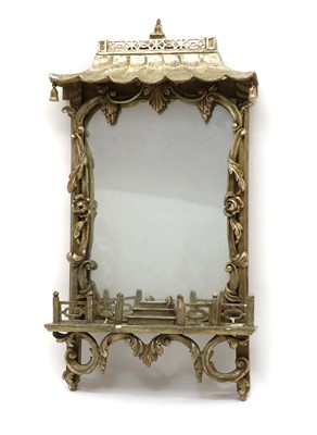 Lot 182 - A Chippendale style giltwood mirror