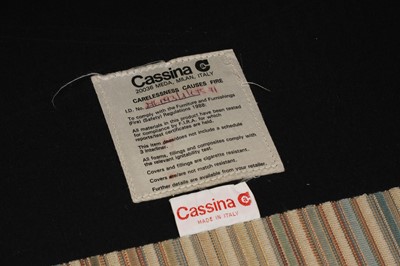 Lot 456 - A pair of Cassina 'Maralunga' armchairs