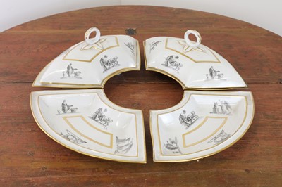 Lot 545 - A porcelain supper set by Barr, Flight and Barr