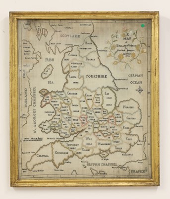 Lot 188 - A George III map sampler of England and Wales