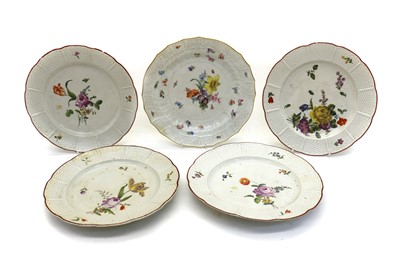 Lot 88 - A Meissen porcelain cabinet plate