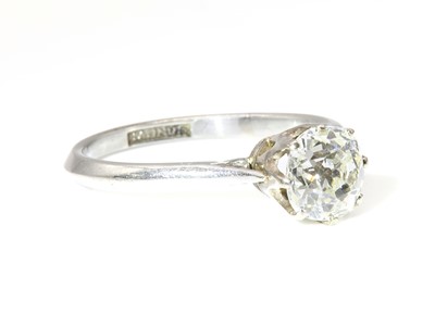 Lot 97 - A single stone diamond ring