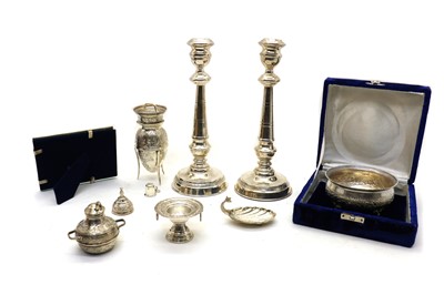 Lot 62 - A collection of Egyptian silver