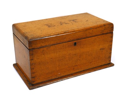 Lot 203A - An Edwardian oak box