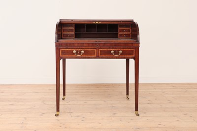 Lot 303 - A George III mahogany writing desk