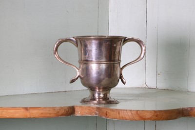 Lot 338 - A George II silver two-handled cup