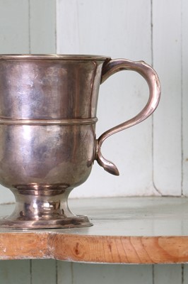 Lot 338 - A George II silver two-handled cup