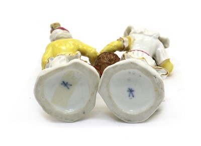 Lot 68 - A pair of Edme Samson porcelain figures in the Ottoman taste