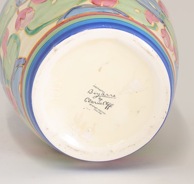 Lot 78 - A Clarice Cliff 'Blue Chintz' Isis jug