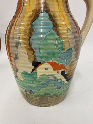 Lot 53 - A Clarice Cliff 'Forest Glen' Lotus jug