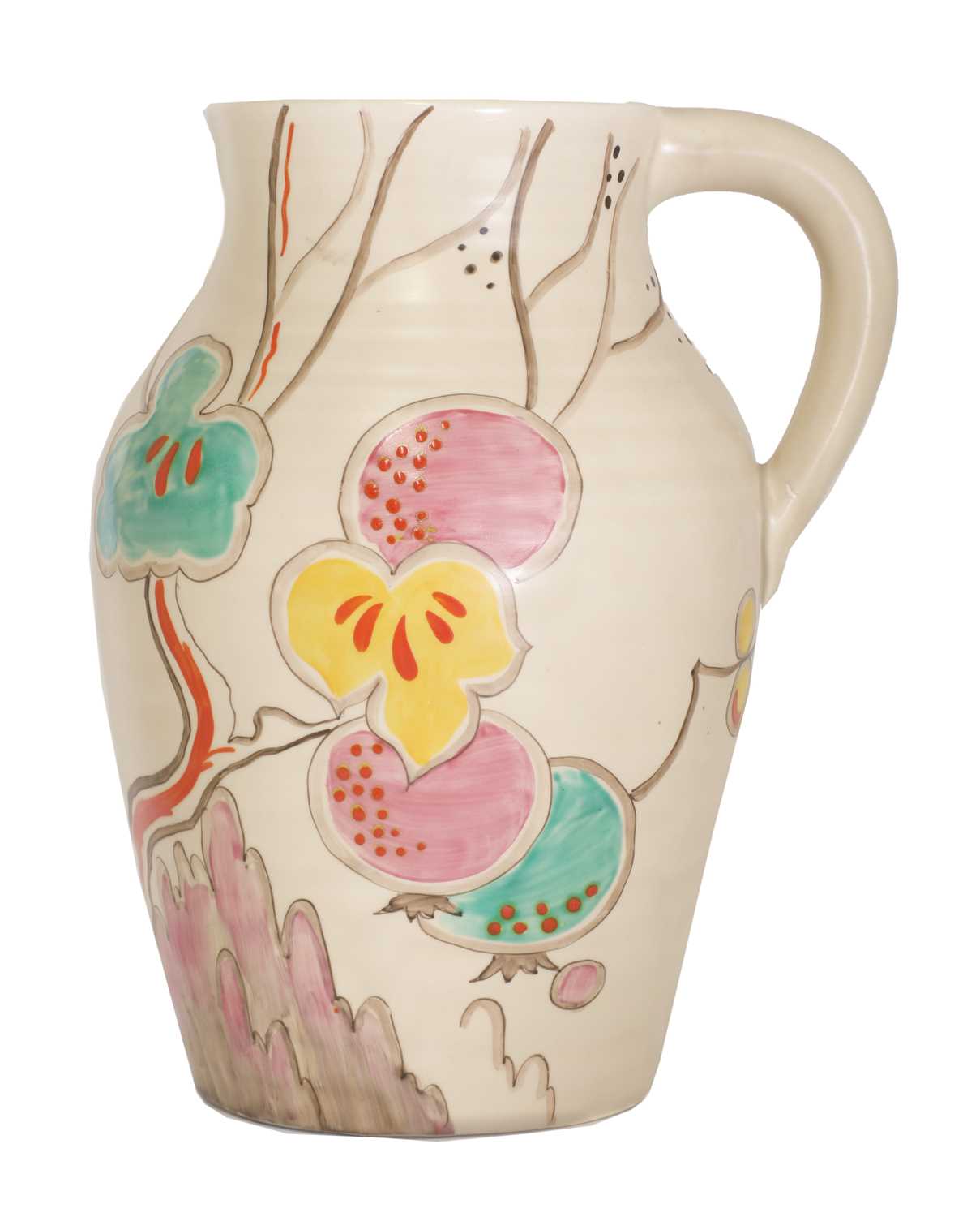 Lot 67 - A Clarice Cliff Isis jug