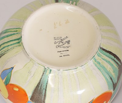 Lot 57 - A Clarice Cliff 'Delecia Citrus' bowl