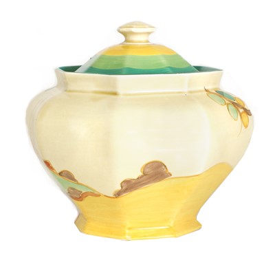 Lot 63 - A Clarice Cliff 'Secrets' jar and cover