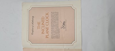 Lot 158 - A Franklin Mint inclined Plane Clock