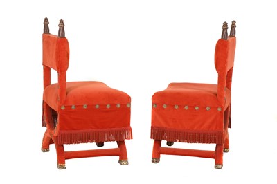 Lot 317 - A pair of side chairs