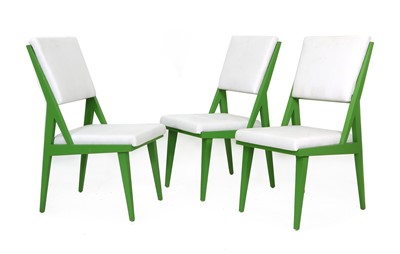 Lot 296 - Seven Paul Smith green chairs