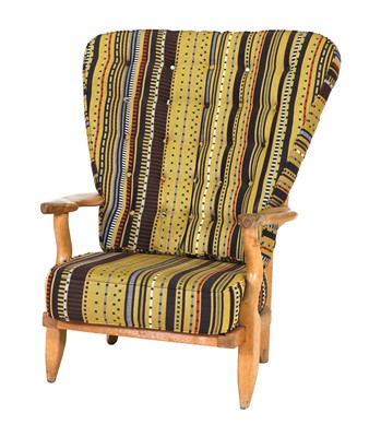 Lot 440 - A French oak armchair