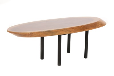 Lot 368 - A modern wood slice coffee table