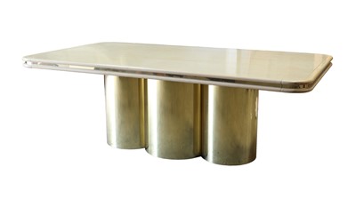 Lot 308 - A Brueton dining table