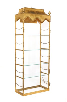 Lot 306 - A contemporary gilt display stand