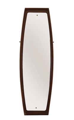 Lot 316 - A Danish teak wall mirror