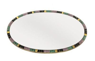 Lot 315 - A mosaic wall mirror