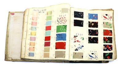 Lot 167A - A vintage swatch book