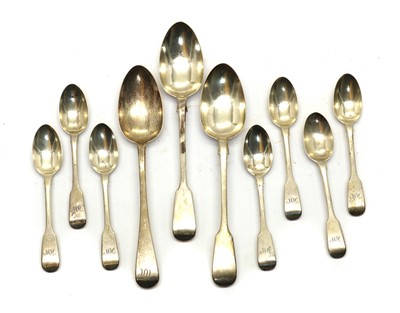 Lot 25A - A collection of Victorian silver spoons