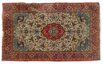 Lot 384 - A Qum rug