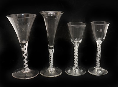 Lot 127 - A collection of 18th century drinking glasses