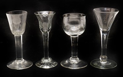 Lot 129 - A collection of 18th century drinking glasses