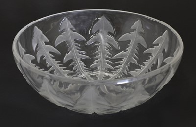 Lot 116 - A Lalique 'Pissenlit' glass bowl