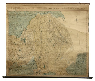 Lot 378 - Hanging MAP, Lincolnshire