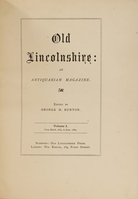 Lot 375 - LINCOLNSHIRE