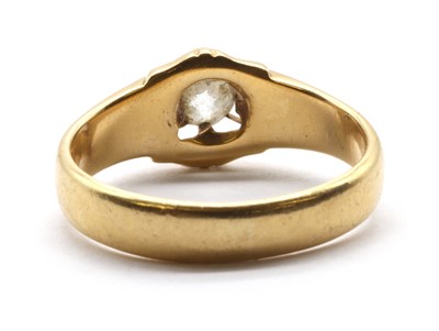 Lot 16 - An 18ct gold single stone diamond ring