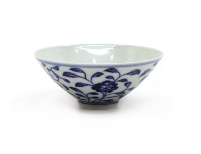 Lot 100A - A Chinese blue and white tea bowl