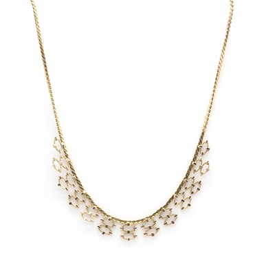 Lot 38 - A 9ct yellow gold necklace