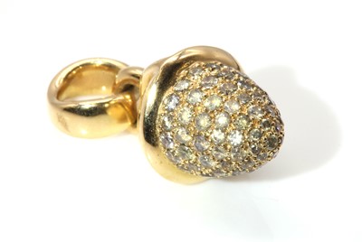Lot 490 - An 18ct rose gold diamond set 'Mikado Bouquet' pendant, by Tamara Comolli