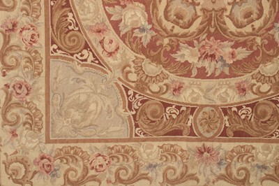 Lot 35 - An Aubusson-style wool rug