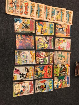 Lot 570 - A collection of eighty-eight DC comic books